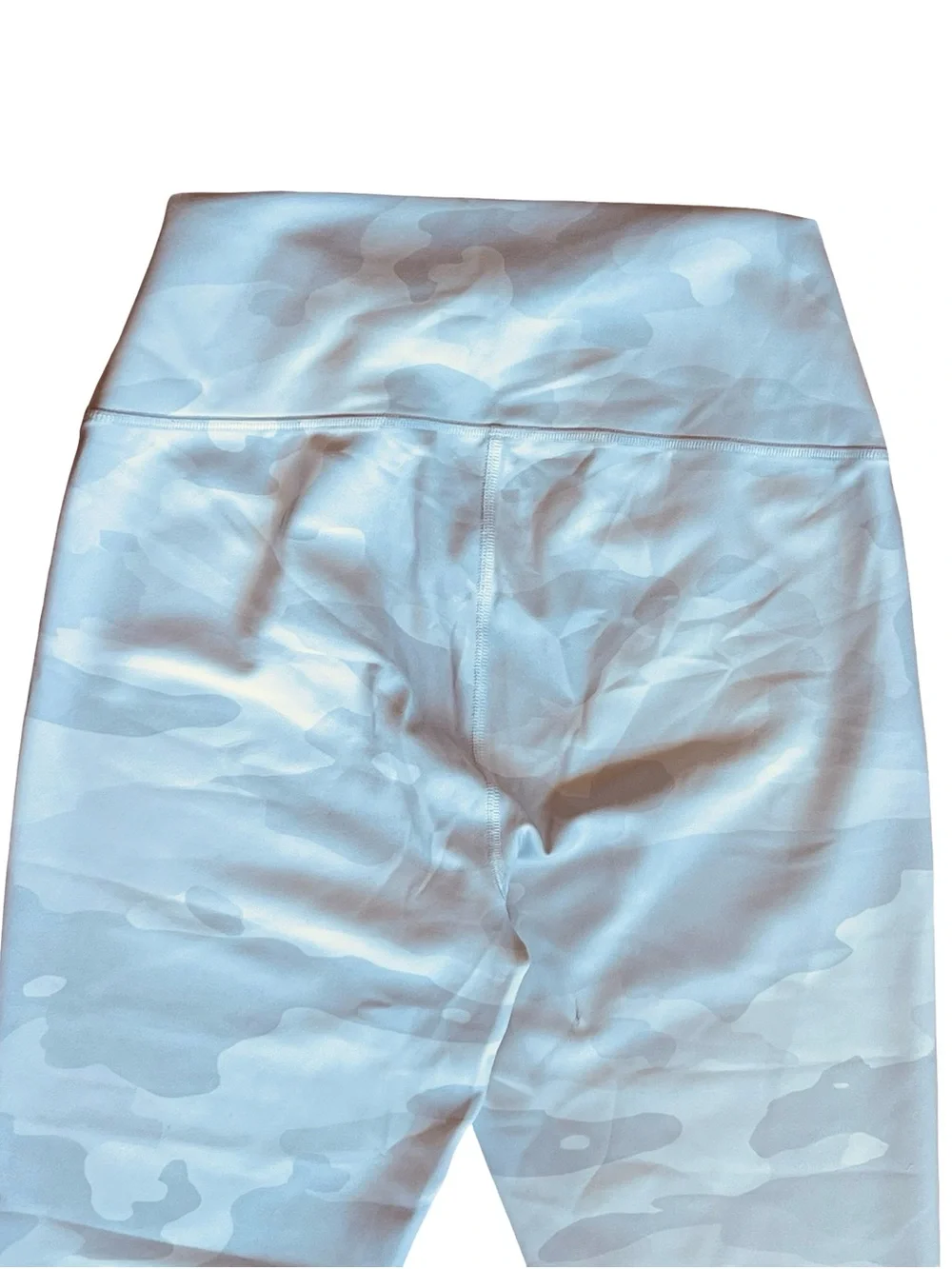 Alo Yoga Women’s Sz L Gray White Leggings High Rise Camo Vapor
